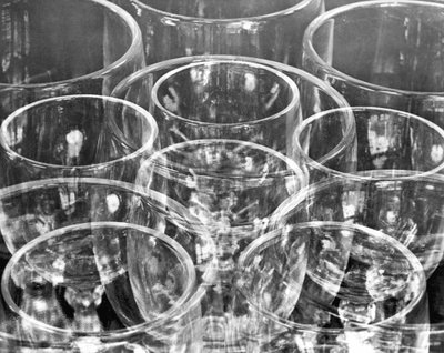 Wine Glasses (Experiment with Similar Forms), Mexico City, 1925 by Tina Modotti